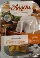 Suhkru kogus sees Tortello ricotta spinaci