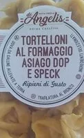 Suhkru kogus sees Tortelloni formaggio e speck