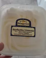 Sokerin määrä sisällä Sorbetto limone