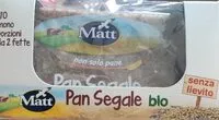Amount of sugar in Pane segale bio
