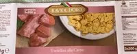 入っている砂糖の量 Tortellini alla carne