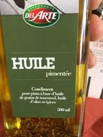 Quantité de sucre dans Huile Pimentée
