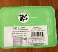 चीनी की मात्रा Fior di latte