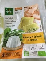 Jumlah gula yang masuk Ravioloni Ricotta e Spinaci