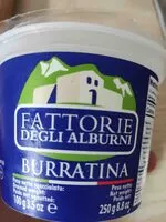 Amount of sugar in Burratina