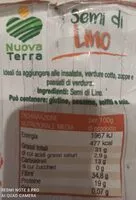 Amount of sugar in Semi di lino