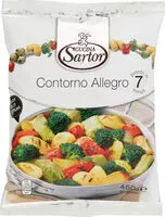 Amount of sugar in Contorno allegro surgelato