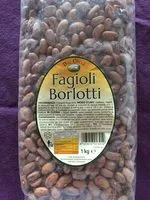Amount of sugar in Fagioli borlotti