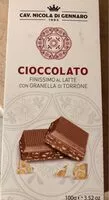 含糖量 Cioccolato al latte