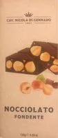 含糖量 Nocciolato fondente