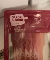 Sokerin määrä sisällä Speck delle Alpi