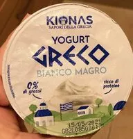 Jumlah gula yang masuk Yogurt Greco bianco magro