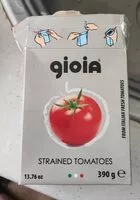 Sokerin määrä sisällä Steained tomatoes