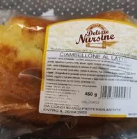 Количество сахара в Ciambellone al latte