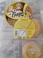 Количество сахара в Occhio di bue al farro