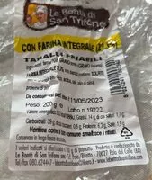 含糖量 Taralli friabili