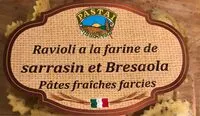 入っている砂糖の量 Ravioli a la farine de sarrasin et bresaola