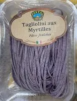 入っている砂糖の量 Tagliolini au myrtilles