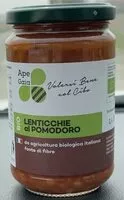 Sokerin määrä sisällä Lenticchie al pomodoro