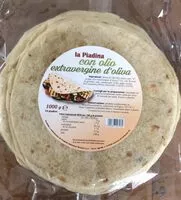 Cantidad de azúcar en La piadina con olio extravergine di oliva