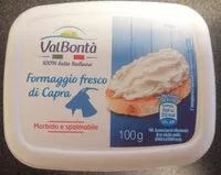Zuckermenge drin formaggio fresco di capra