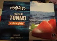 Amount of sugar in Filetti di tonno