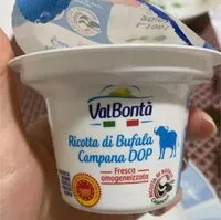 Sokerin määrä sisällä Ricotta di bufala