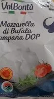 Sokerin määrä sisällä Mozzarella di Bufala Campano DOP