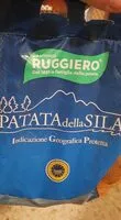 入っている砂糖の量 Patata della Sila