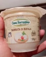 Amount of sugar in Burrata Di Bufala