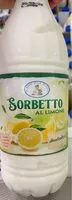 Sokerin määrä sisällä Sorbetto al limone analcolico