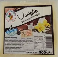 Sokerin määrä sisällä Gelato al gusto vaniglia