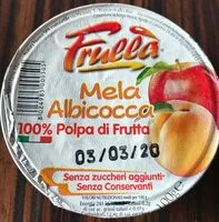 Количество сахара в Polpa di frutta, mela e albicocca