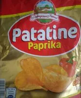 Sokerin määrä sisällä Patatine Paprika