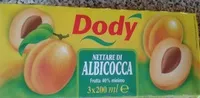 Сахар и питательные вещества в Dody