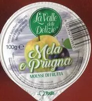 入っている砂糖の量 Mousse di frutta La Valle delle delizie