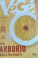 Suhkru kogus sees Riso Arborio