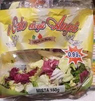 Sokerin määrä sisällä Insalata mista