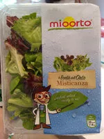 Sokerin määrä sisällä Misticanza