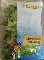 Sokerin määrä sisällä Le Bontà dell'Orto Espinaca baby
