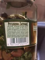 Sucre et nutriments contenus dans Piccardo savore