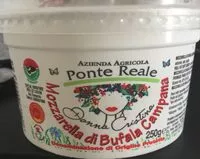 Jumlah gula yang masuk Mozzarella di bufala