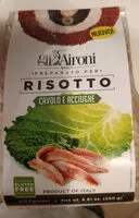 Sokerin määrä sisällä Risotto cavolo e acciuche