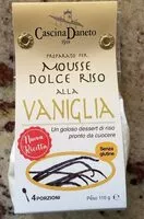 Количество сахара в Prearato per mousse dolce riso alla vaniglia