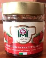 Amount of sugar in Confettura extra di fragole
