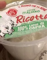 Jumlah gula yang masuk Ricotta di 100% capra