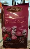 İçindeki şeker miktarı Praline di cioccolato al latte gusto frutti di bosco