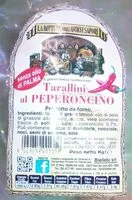 चीनी की मात्रा Taralli al peperoncino
