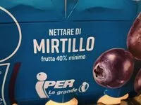 Количество сахара в Nettare di mirtillo