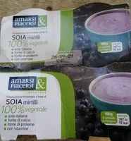 Jumlah gula yang masuk Soia mirtilli 100% vegetale yogurt